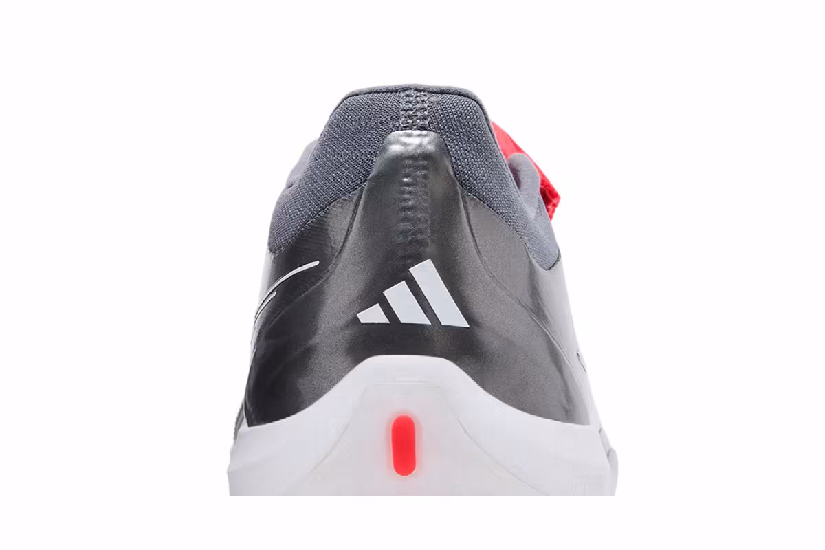 adidas Predator Pro Fold Over Tongue Turf Iron Metallic Zero Metalic Lucid Red, view 8