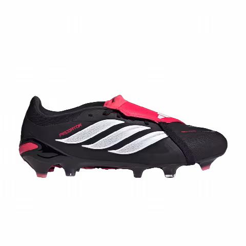 adidas Predator Pro Fold Over Tongue FG 'Core Black Cloud White Lucid Red'