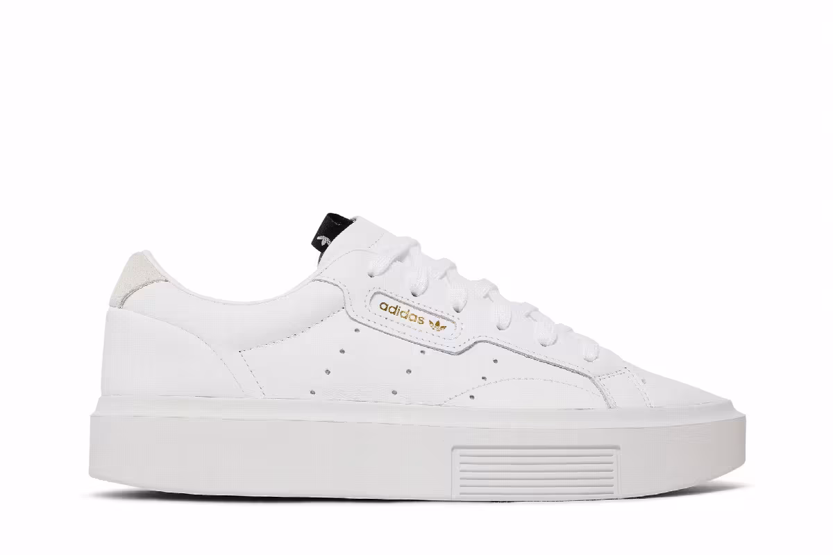 adidas Women's Sleek Super Footwear White, view 2