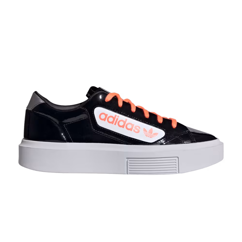Adidas Women's Sleek Super Black Signal Coral
