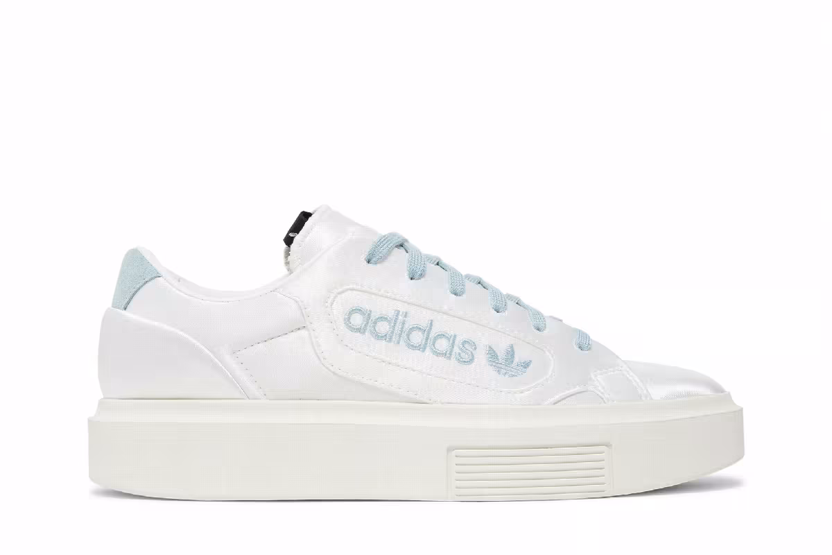 Adidas Women's Sleek Super Cloud White Silver, view 2