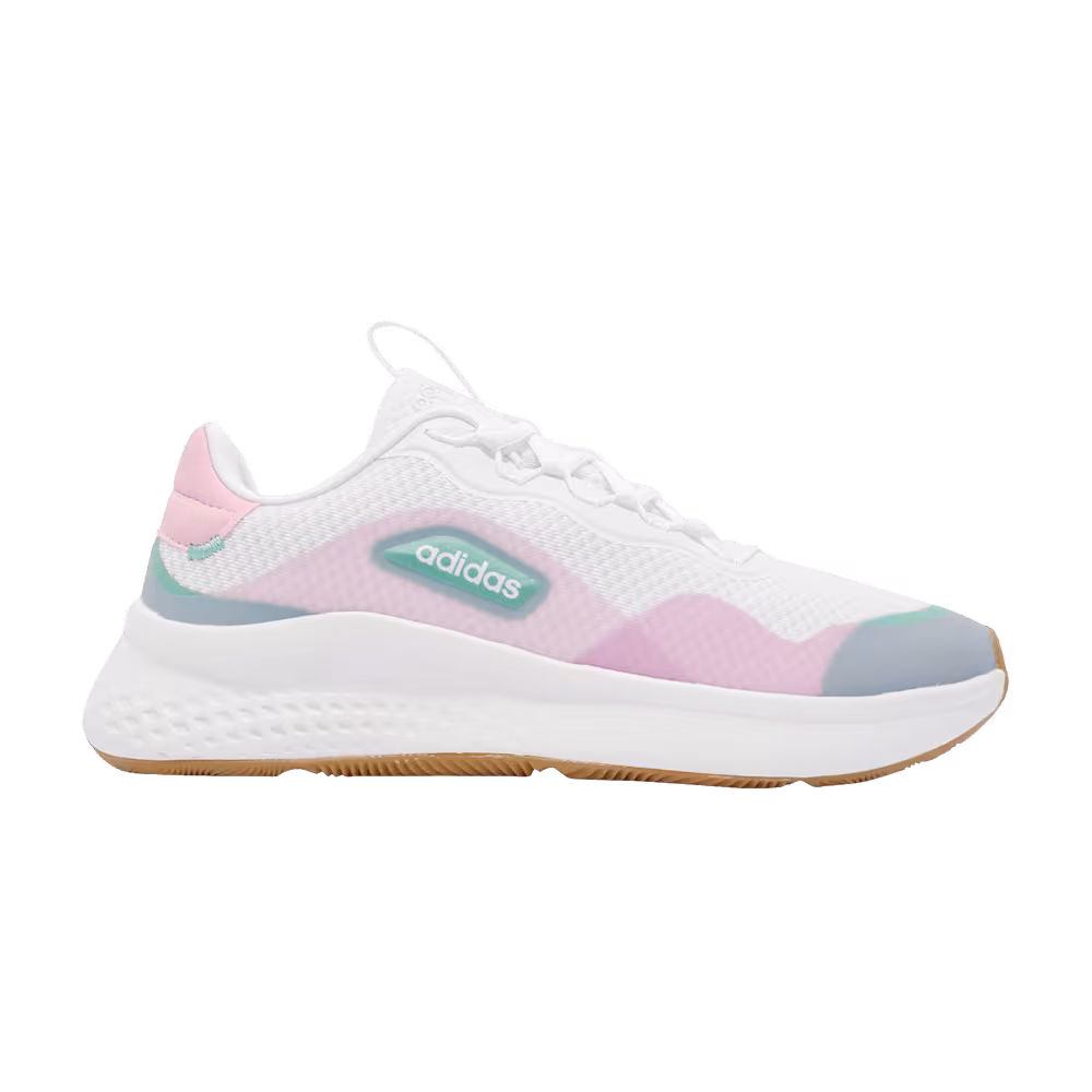 Adidas Women's Primrose Sleek White Pink Mist