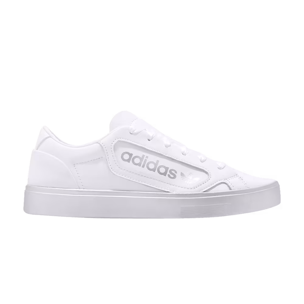 Adidas Women's Sleek White Silver Metallic
