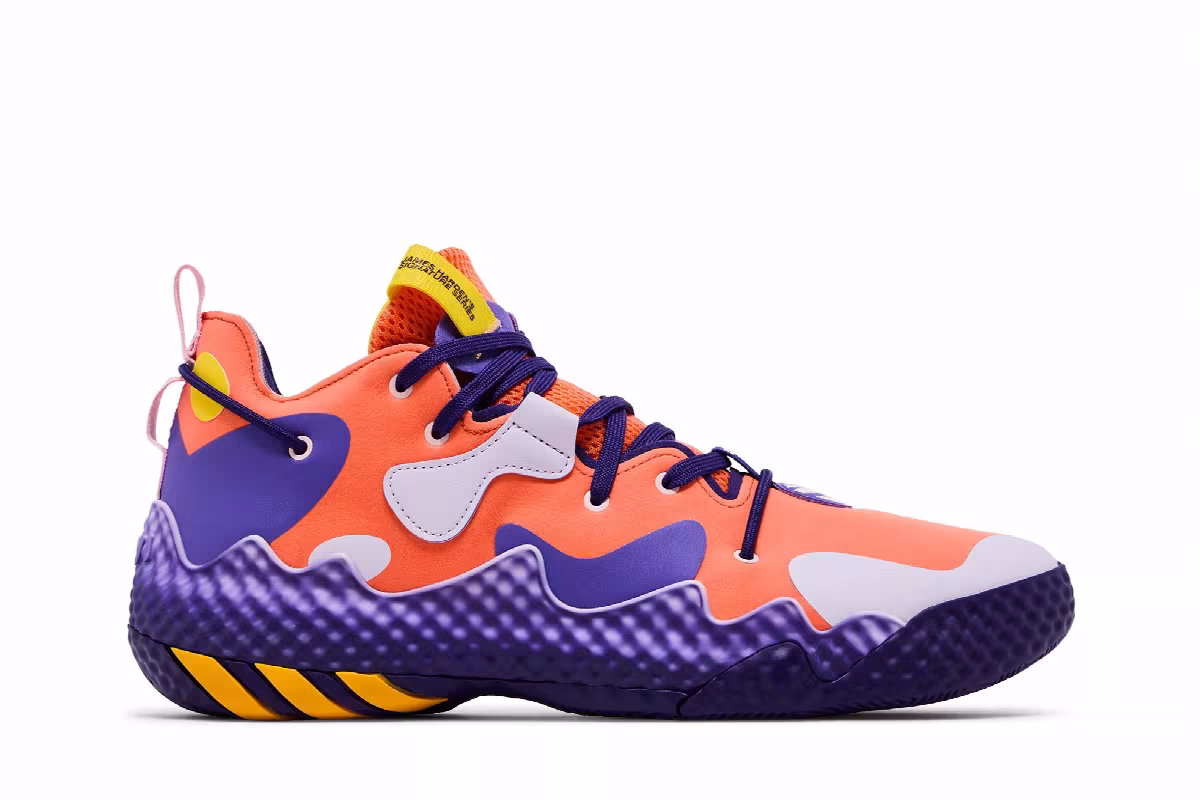 adidas Harden Vol. 6 Orange Purple, view 2