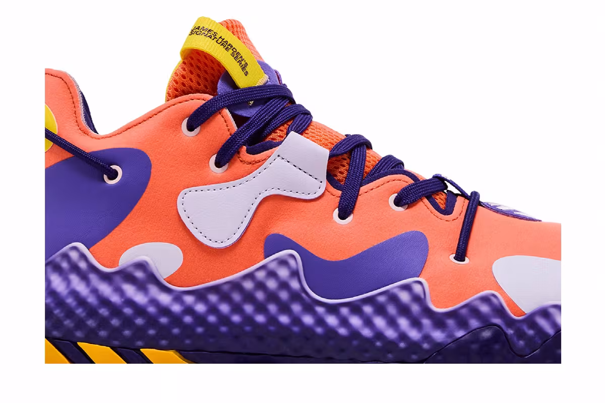 adidas Harden Vol. 6 Orange Purple, view 3