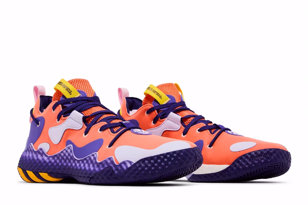 adidas Harden Vol. 6 Orange Purple, view 9