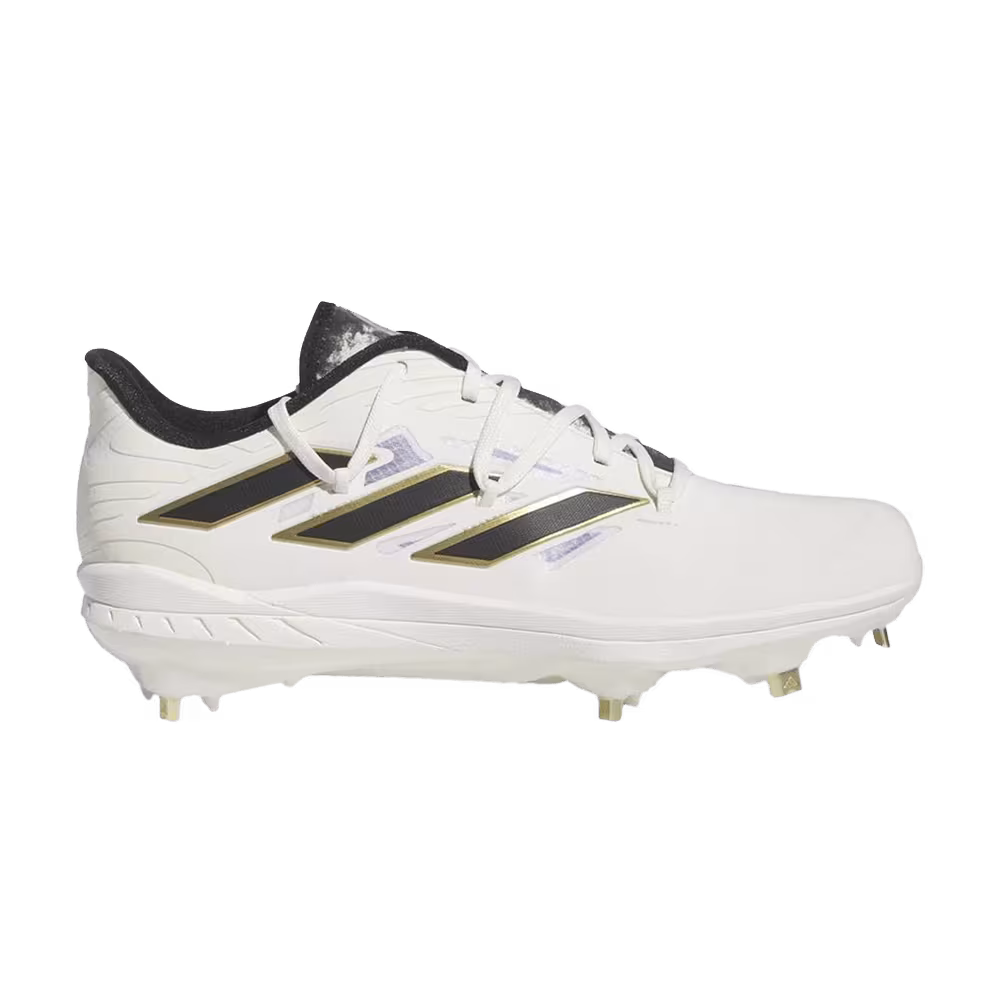 Adidas Adizero Afterburner 9 White Black Gold Metallic