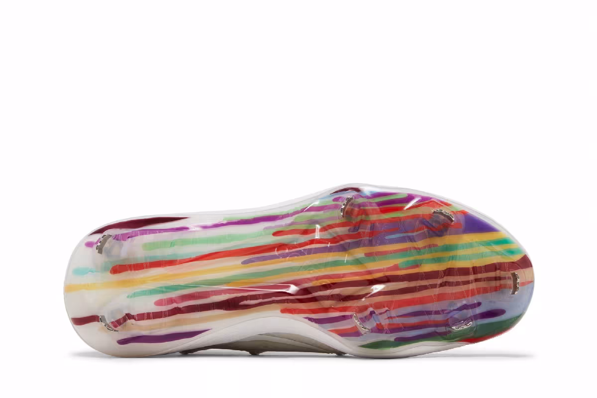 Adidas Adizero Afterburner 8 NWV Dripped Out - White Shock Pink, view 5