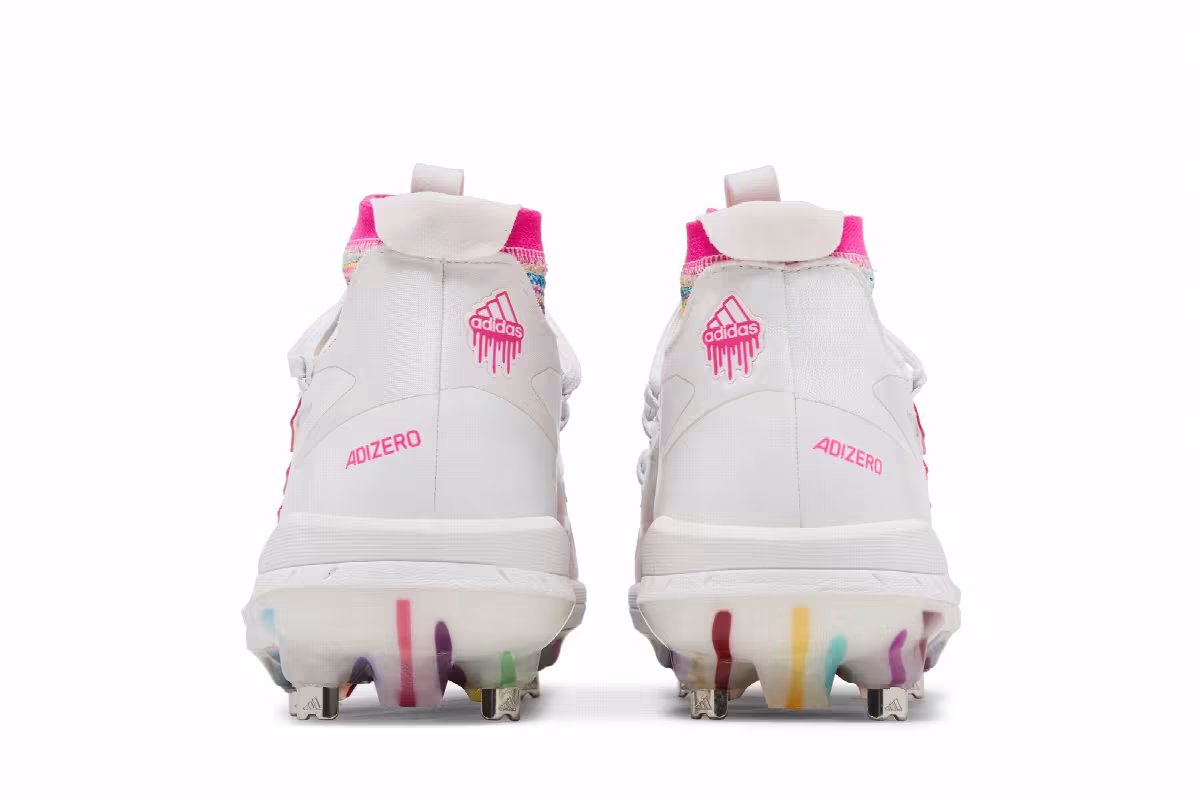 Adidas Adizero Afterburner 8 NWV Dripped Out - White Shock Pink, view 7