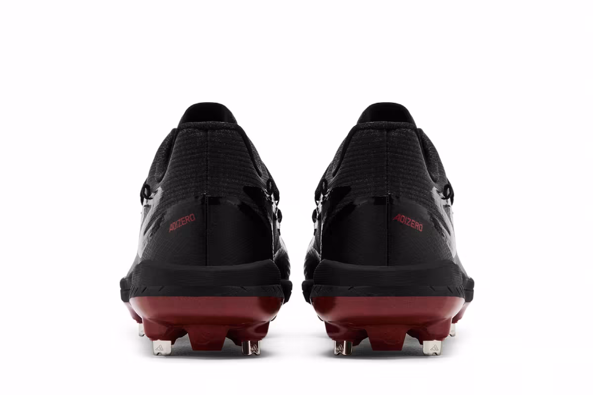 adidas Adizero Afterburner 8 Black Team Power Red, view 7