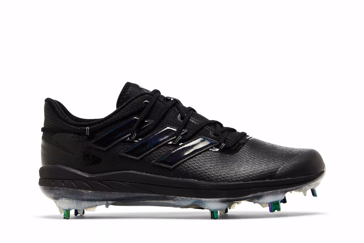 adidas Adizero Afterburner 8 Black Iridescent, view 2