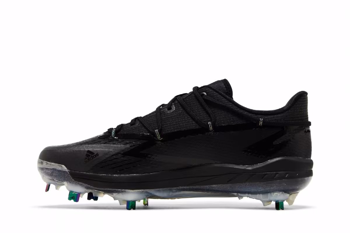adidas Adizero Afterburner 8 Black Iridescent, view 4