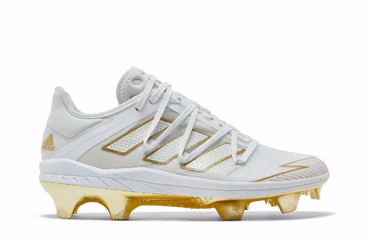 adidas Adizero Afterburner 7 TPU White Gold Metallic, view 2