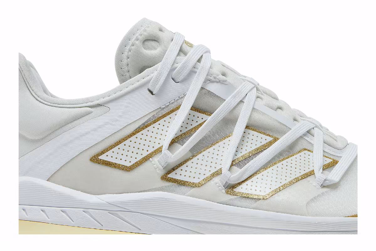 adidas Adizero Afterburner 7 TPU White Gold Metallic, view 3