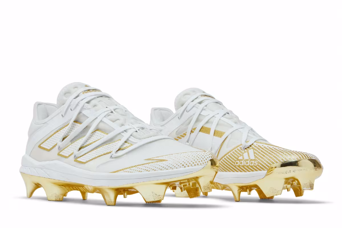 adidas Adizero Afterburner 7 TPU White Gold Metallic, view 9