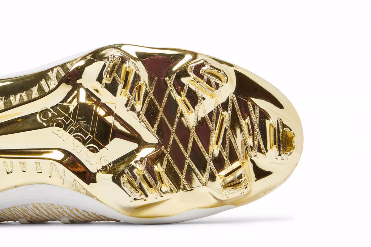 Adidas Adizero Afterburner 6 Gold Metallic, view 6