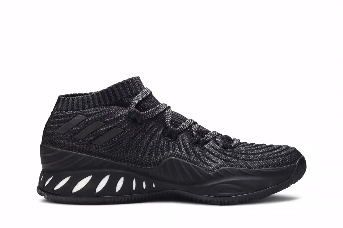 Adidas Crazy Explosive 2017 Primeknit Low Black, view 2