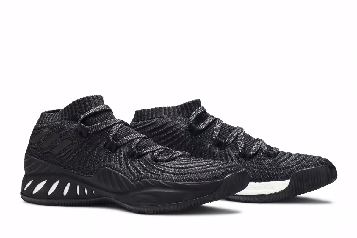 Adidas Crazy Explosive 2017 Primeknit Low Black, view 9
