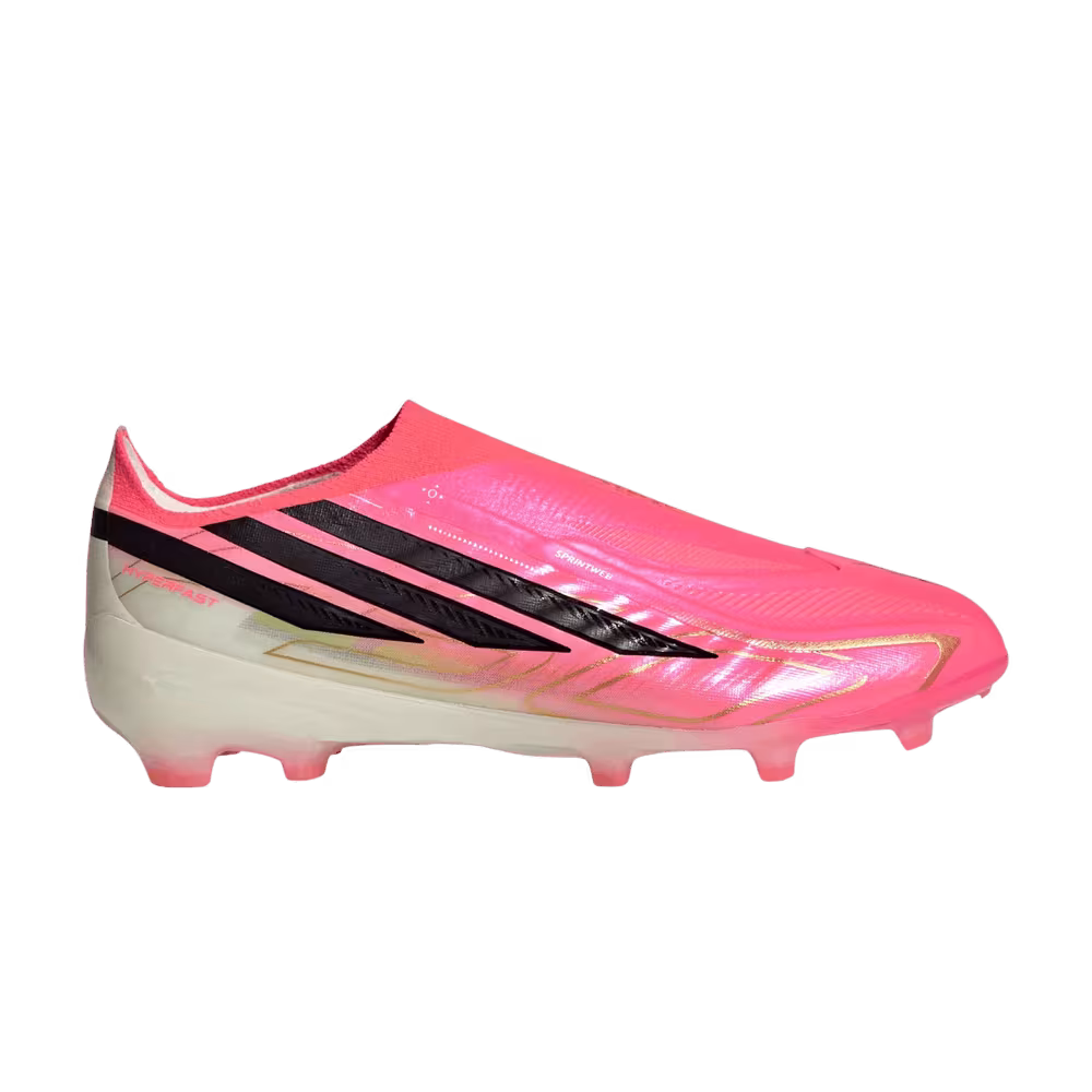 adidas F50 Hyperfast Elite Laceless FG Little Kid Solar Turbo