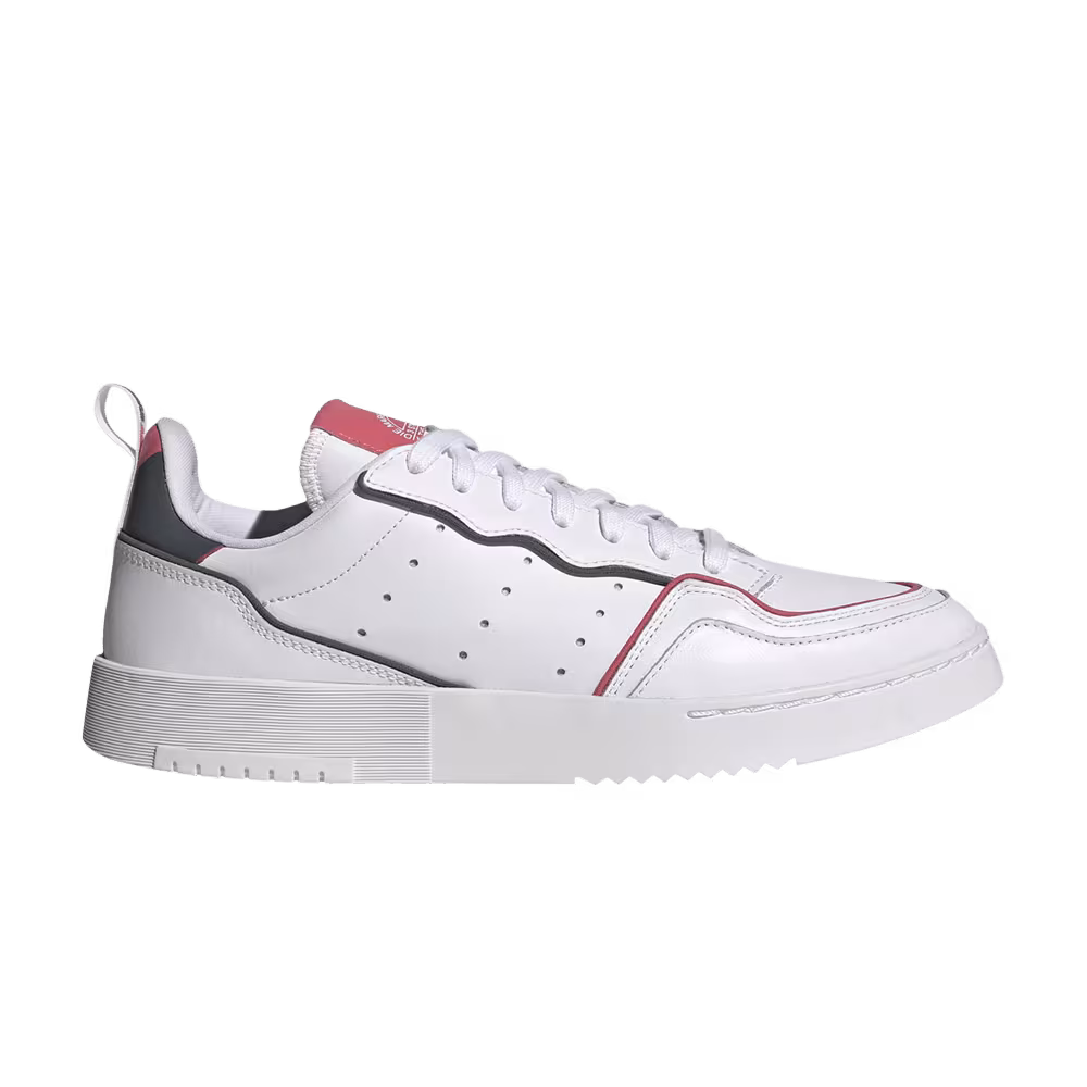 adidas Women's Supercourt White Hazy Rose