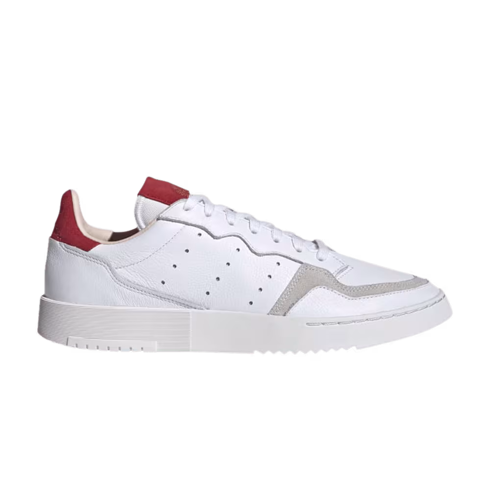 adidas Supercourt White Scarlet