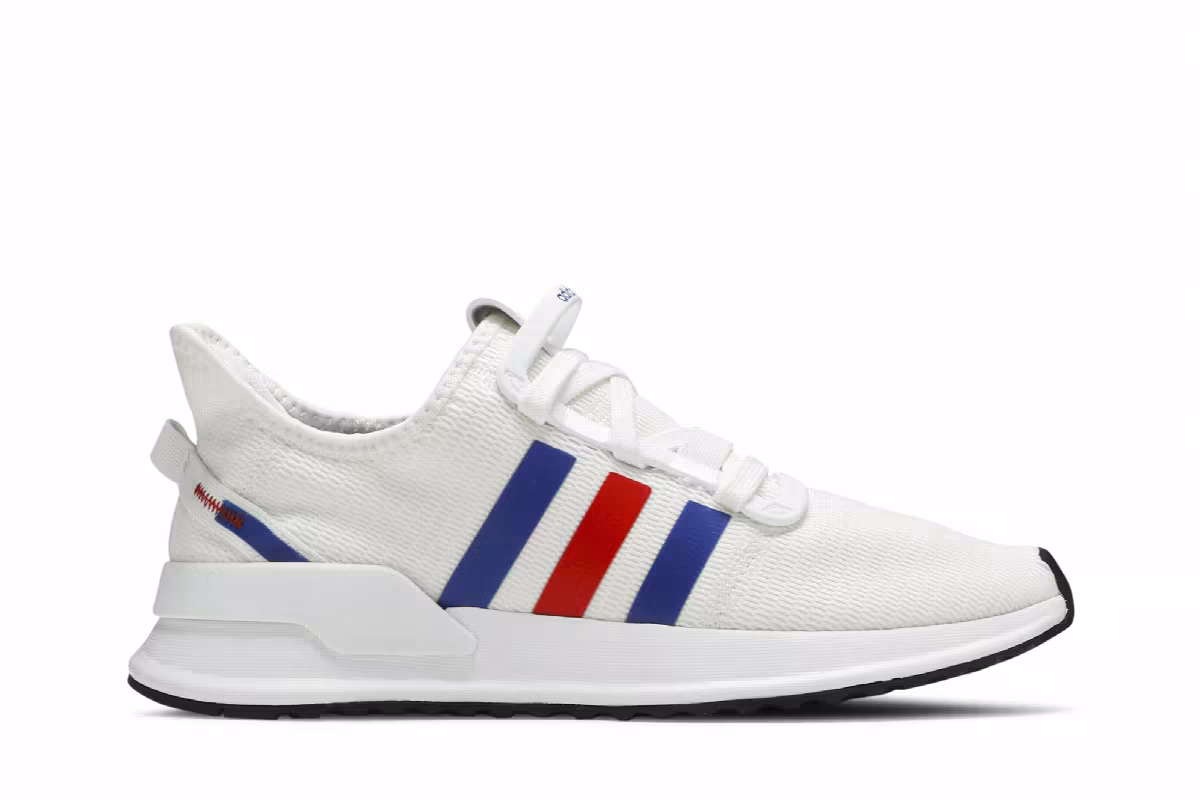 Adidas U_Path Run White Royal Red, view 2