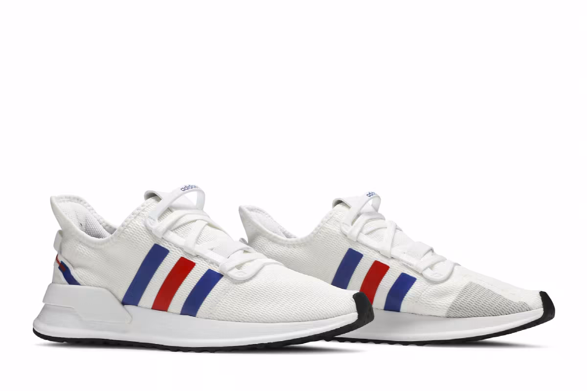 Adidas U_Path Run White Royal Red, view 9