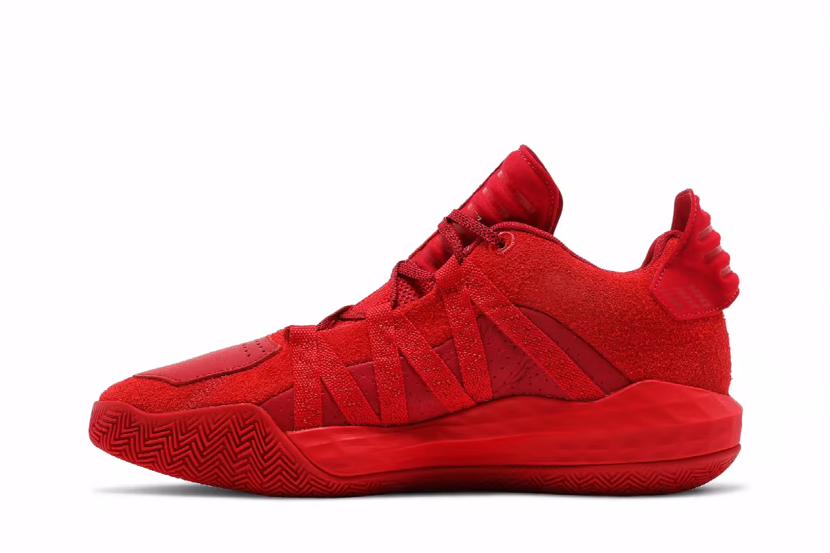 adidas Dame 6 Leather Scarlet, view 4