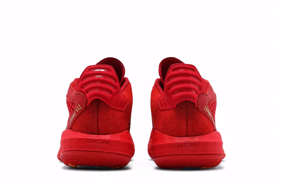 adidas Dame 6 Leather Scarlet, view 7