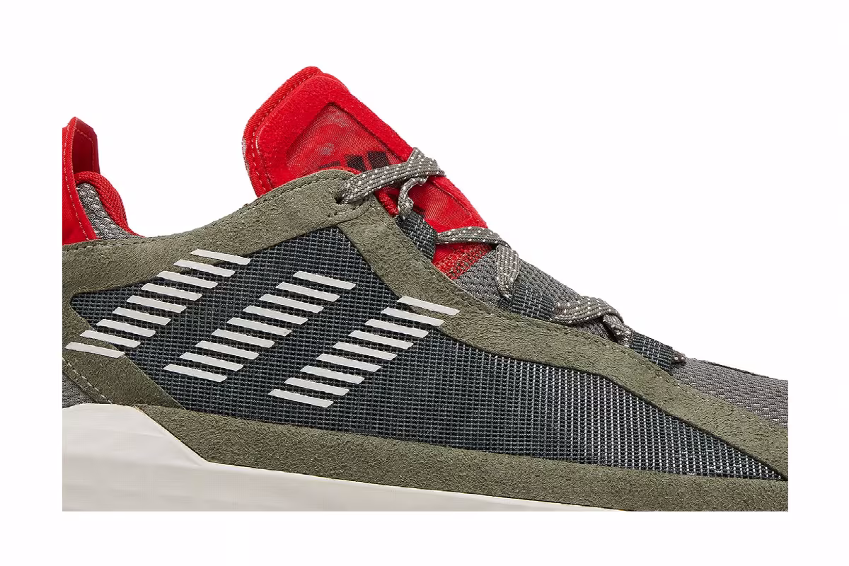 adidas Dame 6 Legacy Green Red, view 3
