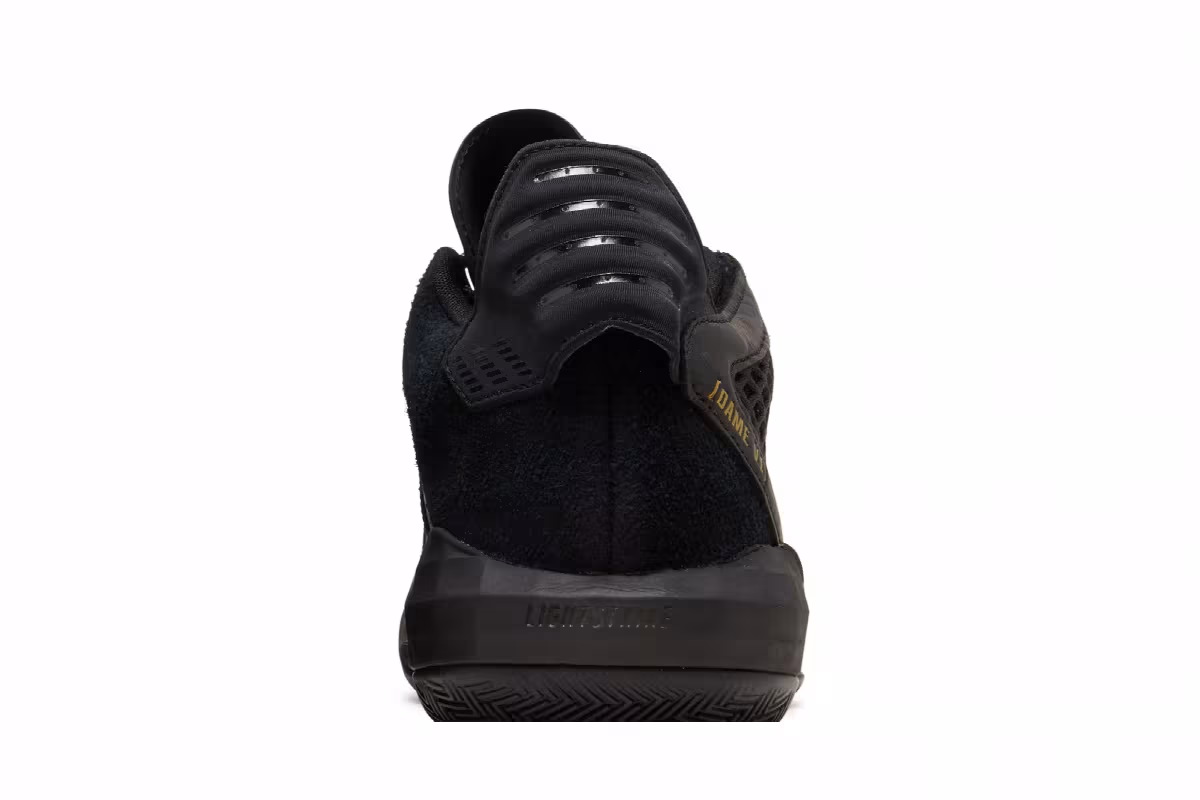 Adidas Dame 6 Leather GCA Black Gold, view 8