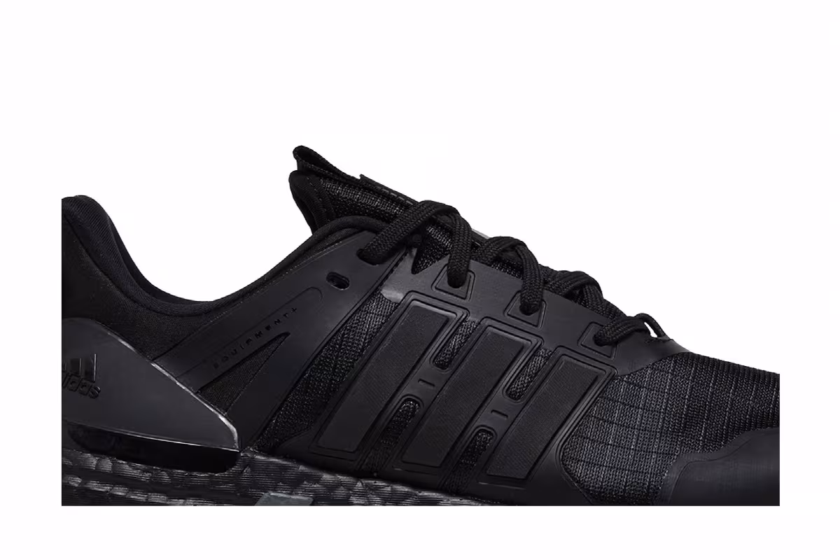 adidas Equipment+ Triple Black, view 3