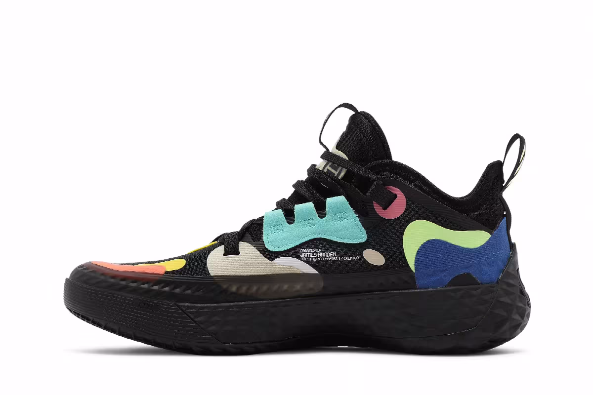 adidas Harden Vol. 5 Futurenatural J Black, view 4