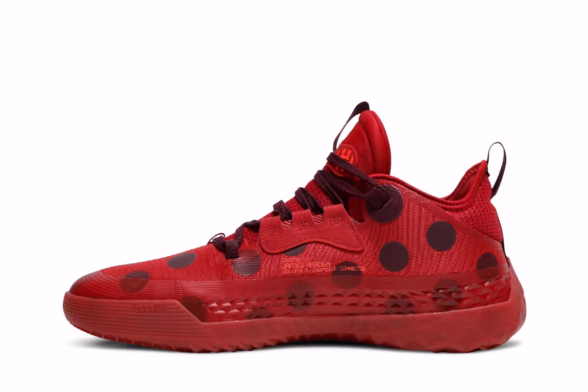 adidas Harden Vol. 5 Futurenatural Team Power Red, view 4