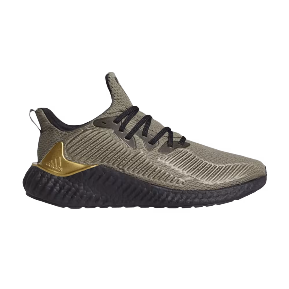 Adidas AlphaBoost Legacy Green Gold Metallic