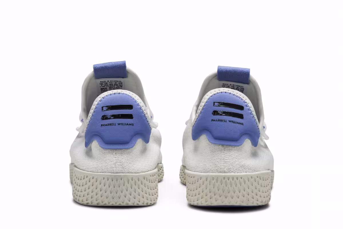 Pharrell x adidas Tennis Hu White Lilac, view 7