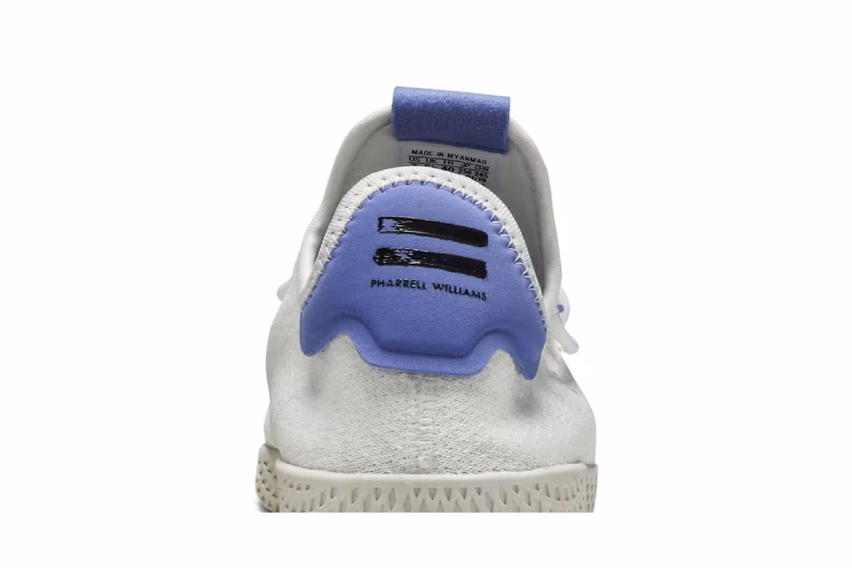 Pharrell x adidas Tennis Hu White Lilac, view 8