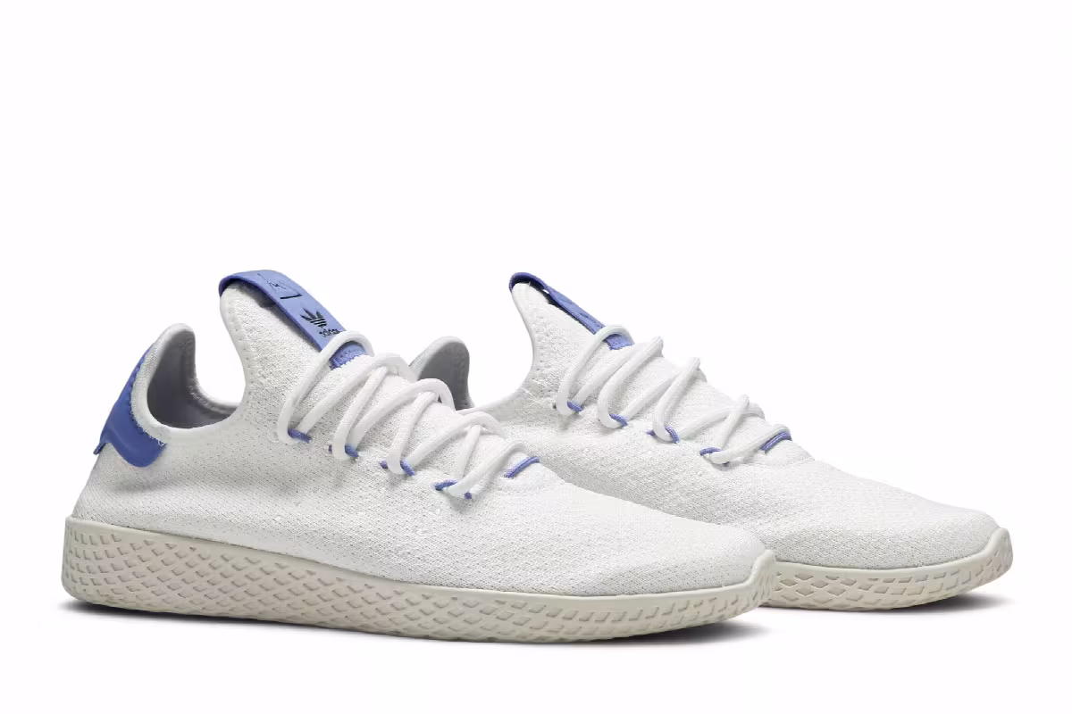 Pharrell x adidas Tennis Hu White Lilac, view 9