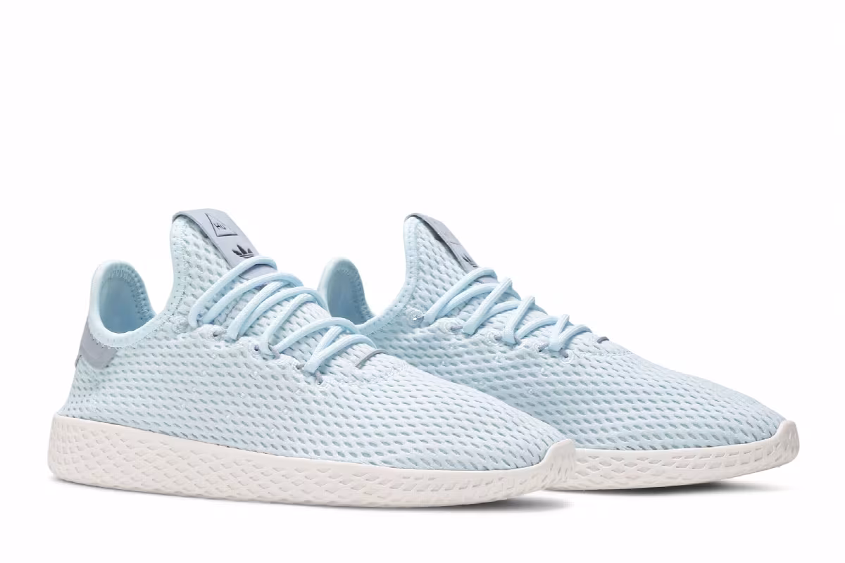 Pharrell x adidas Tennis Hu J Ice Blue, view 9