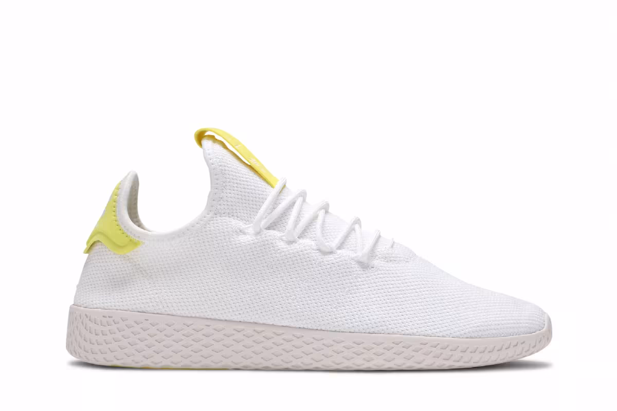 Pharrell Williams x adidas Tennis HU Yellow, view 2