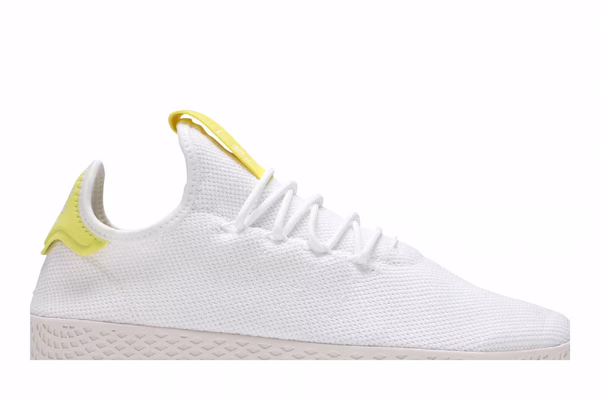 Pharrell Williams x adidas Tennis HU Yellow, view 3