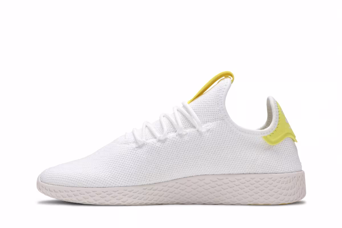 Pharrell Williams x adidas Tennis HU Yellow, view 4