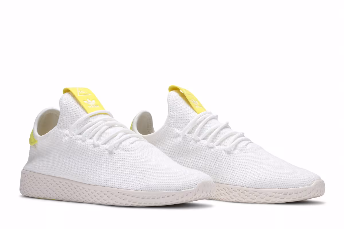 Pharrell Williams x adidas Tennis HU Yellow, view 9