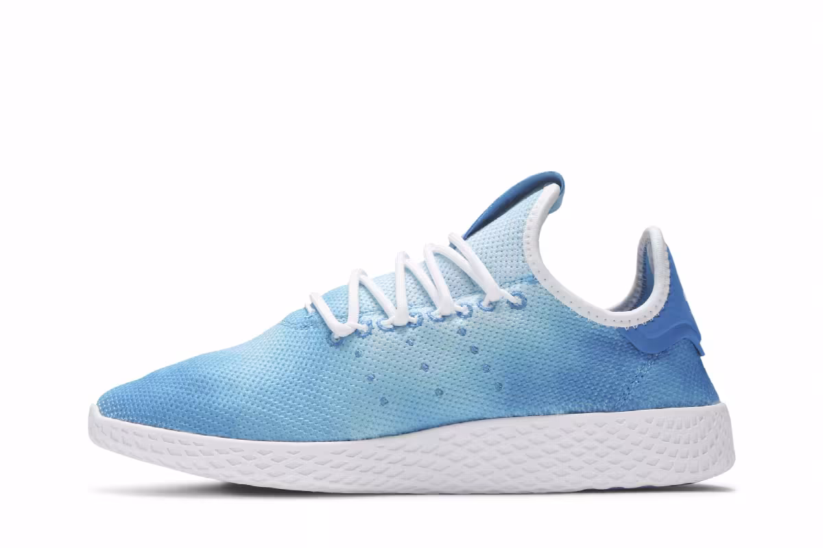 Pharrell x adidas Tennis Hu Holi J Bright Blue, view 4