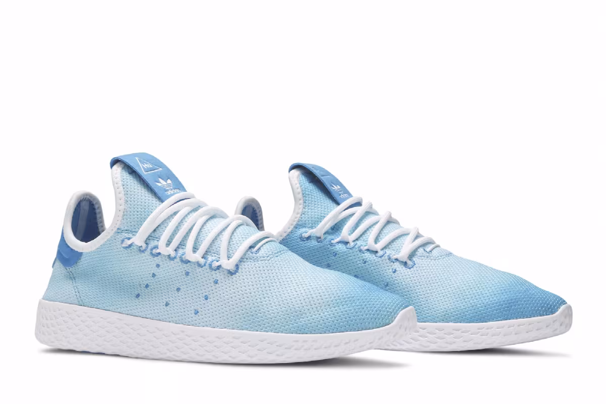 Pharrell x adidas Tennis Hu Holi J Bright Blue, view 9