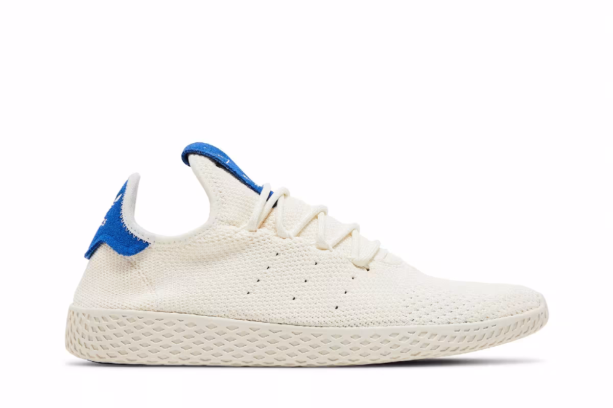 Pharrell x adidas Tennis Hu White Blue, view 2
