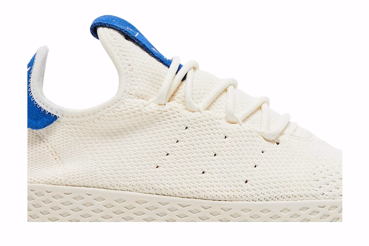 Pharrell x adidas Tennis Hu White Blue, view 3