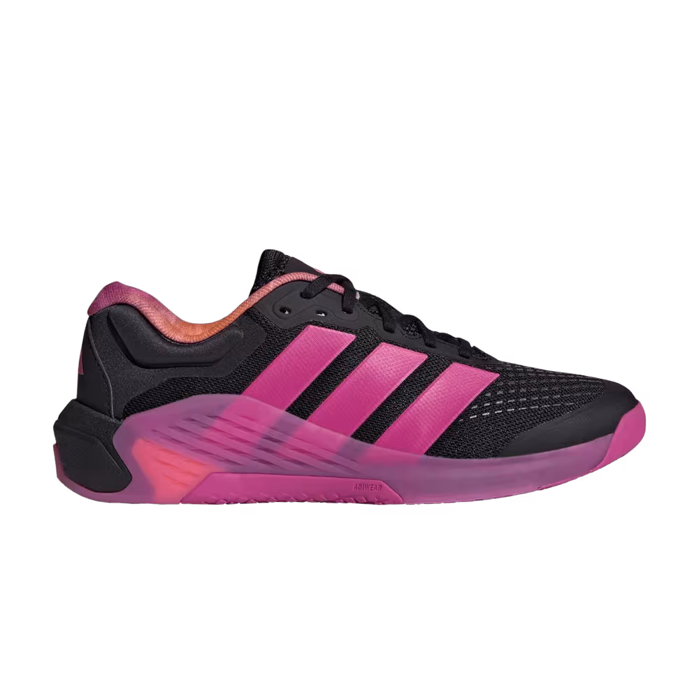 adidas Women's Dropset 4 Core Black Semi Lucid Fuchsia
