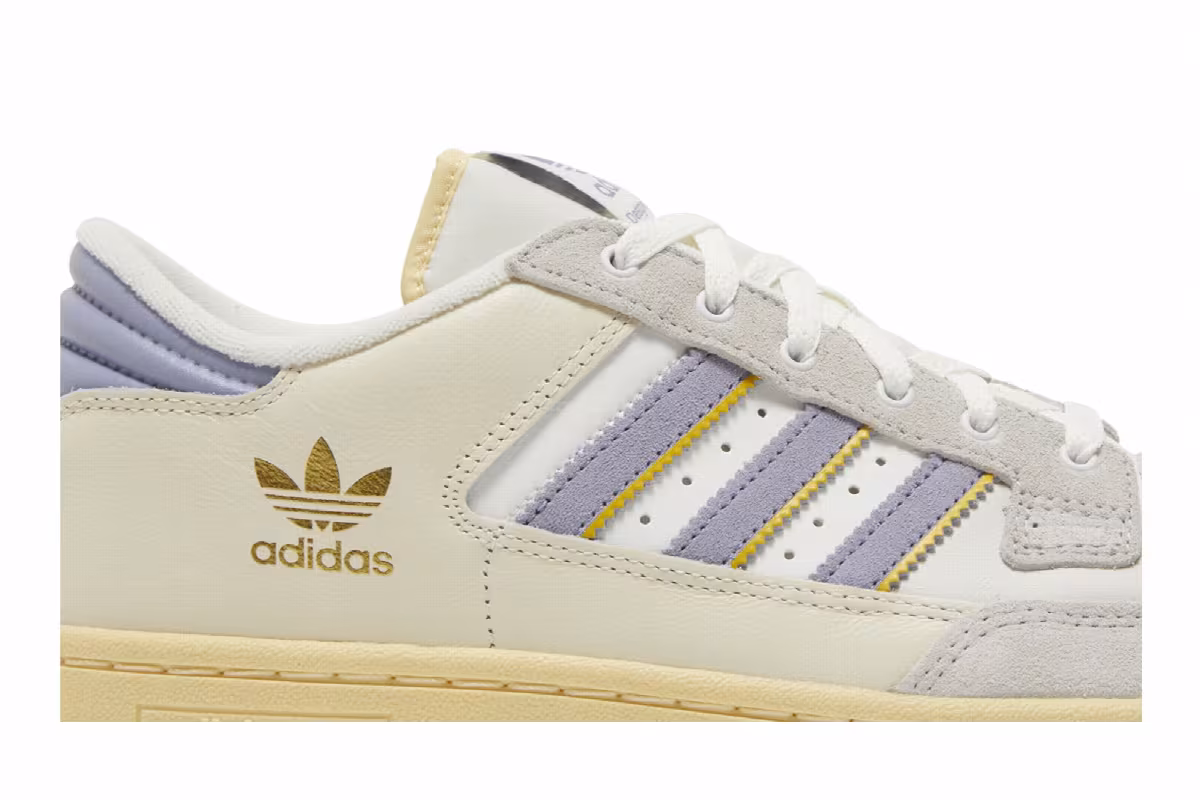 adidas Centennial 85 Low Crystal White Silver Violet, view 3