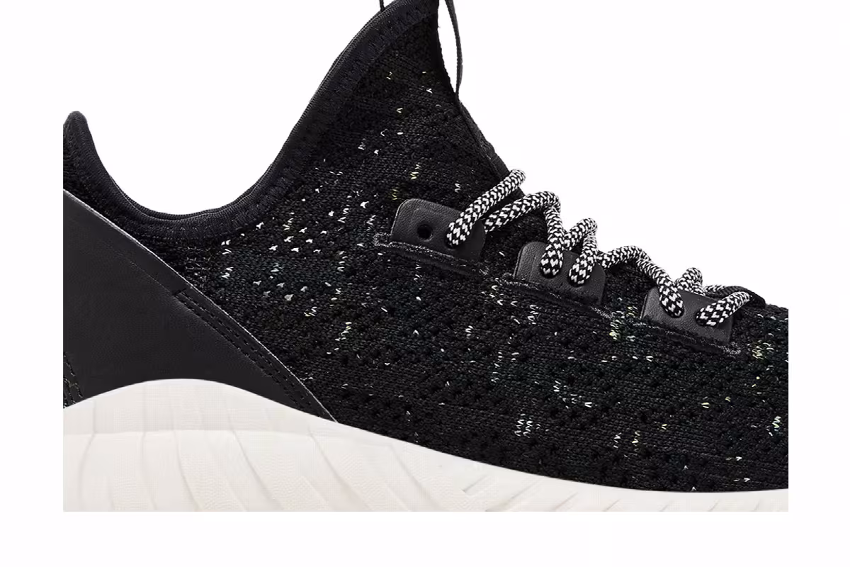 Adidas Tubular Doom Primeknit J Black White, view 3